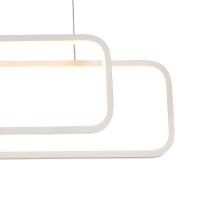 Lustre Pendente Quality Recto 1446 Led Bivolt Branco - 2