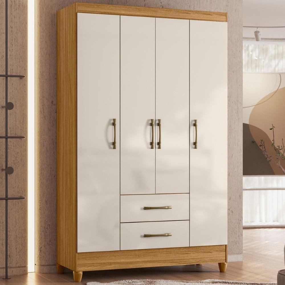 Jogo Roupeiro E Comoda Mulan Freijo Off White - 1