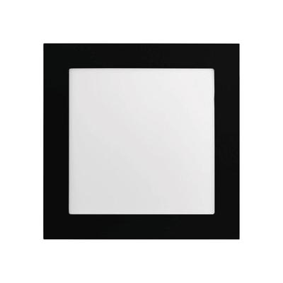 Painel Led Save Energy Quadrado Embutir 25w Bivolt Jet Black 3000k