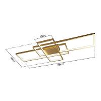 Plafon Skylight Puzzle 3072 Led Bivolt Dourado - 5