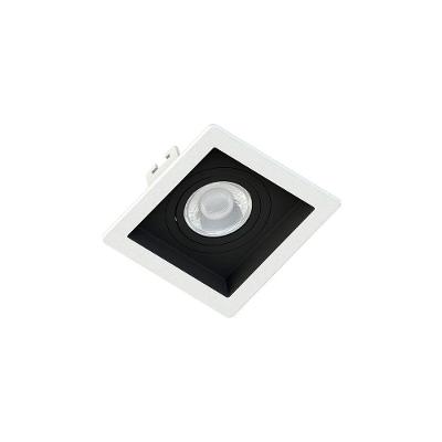 Spot De Embutir Recuado Save Energy Mr16 Gu10 Bivolt Branco-preto