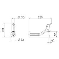 Torneira Docol Nova Lóggica 1137106 De Parede Cromada - 3