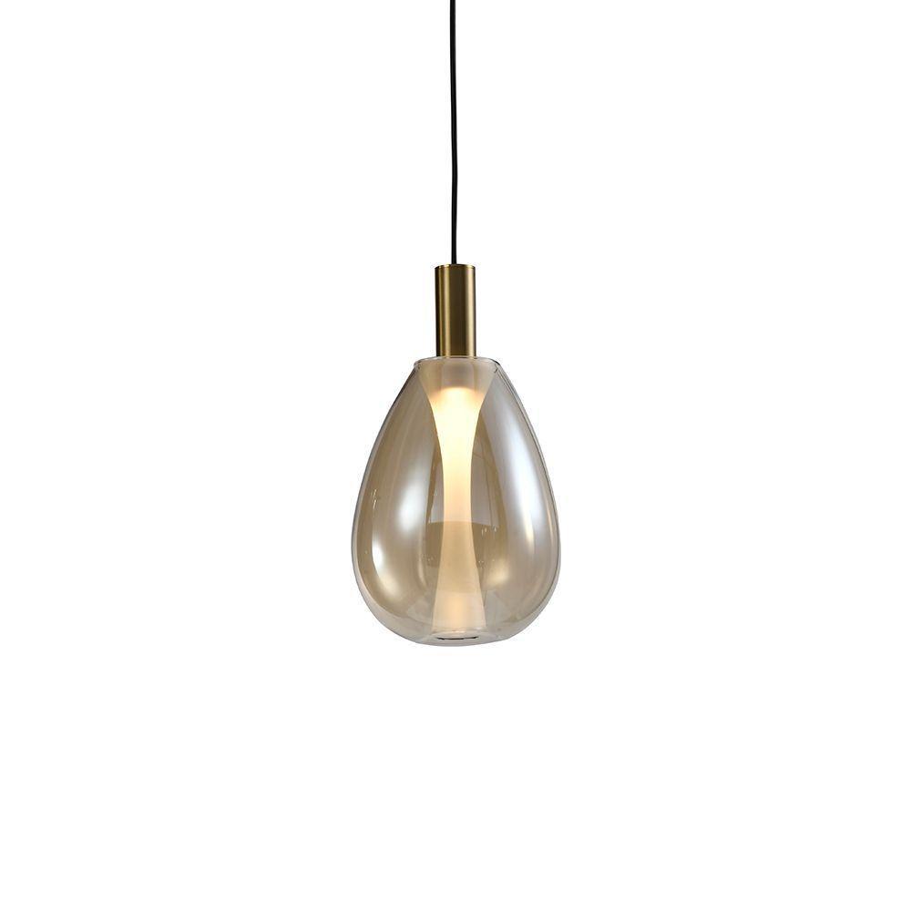 Lustre Pendente Skylight Thunder 4042 P Led Bivolt Bronze-conhaque - 1
