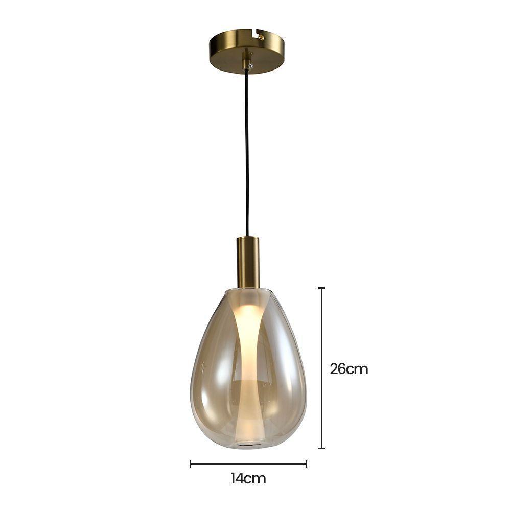 Lustre Pendente Skylight Thunder 4042 P Led Bivolt Bronze-conhaque - 3