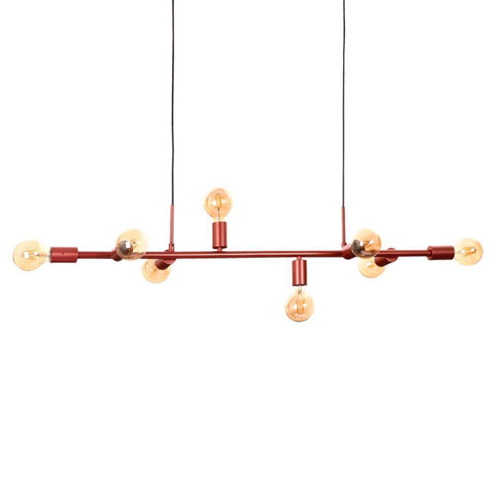 Lustre Pendente Quality Spine 1607 E27 Bivolt Cobre - 1