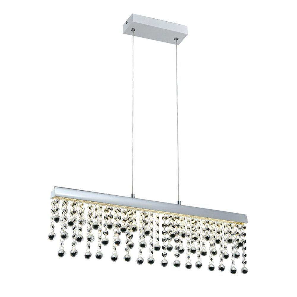 Lustre Pendente Quality Munique 1277 Led Bivolt Cromado - 1
