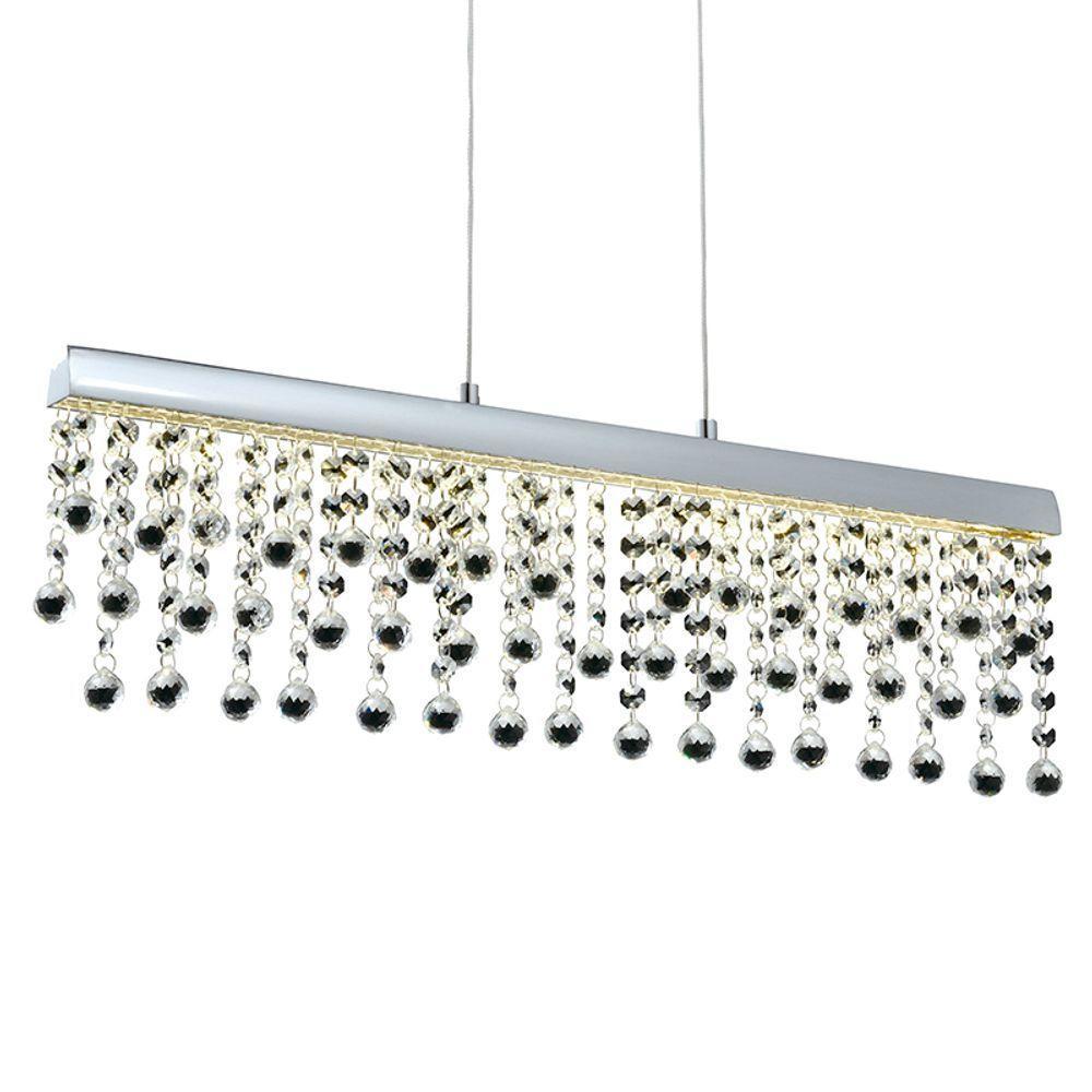 Lustre Pendente Quality Munique 1277 Led Bivolt Cromado - 2