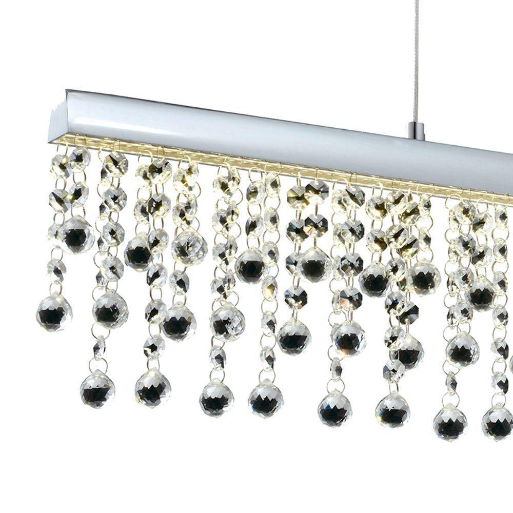 Lustre Pendente Quality Munique 1277 Led Bivolt Cromado - 3