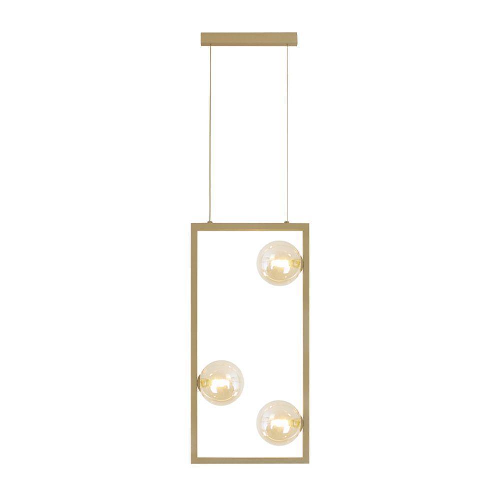 Lustre Pendente Quality Orbit Ii 1557 Dourado G9 Bivolt - 2