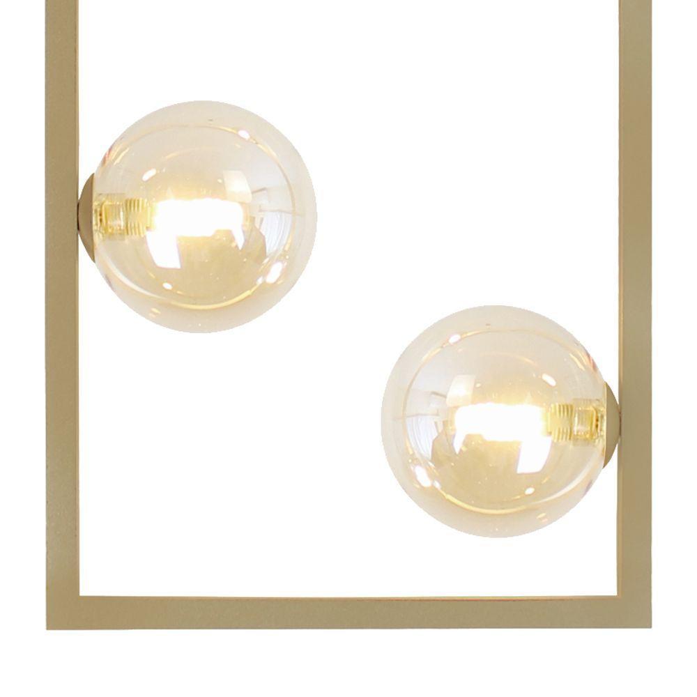 Lustre Pendente Quality Orbit Ii 1557 Dourado G9 Bivolt - 3