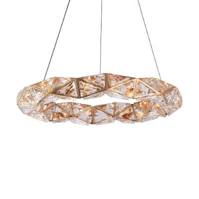 Lustre Pendente Nordecor Kazy 2881 Ouro Brilho Led Bivolt