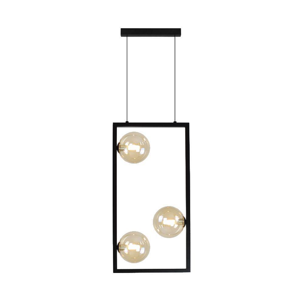 Lustre Pendente Quality Orbit Ii 1557 Preto G9 Bivolt - 2