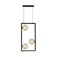 Lustre Pendente Quality Orbit Ii 1557 Preto G9 Bivolt - 2