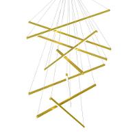 Lustre Pendente Skylight Opus 4020 Led Bivolt Dourado - 1