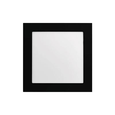Painel Led Save Energy Quadrado Sobrepor Jet Black Bivolt 3000k
