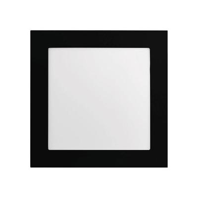 Painel Led Save Energy Quadrado Sobrepor Jet Black 4000k