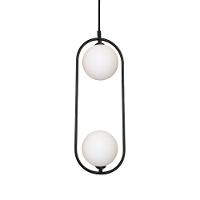 Lustre Pendente Quality Cadre 1334 G9 Bivolt Preto Branco - 1