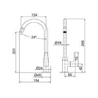 Torneira Lorenzetti Lorenjoy 1195 C32 De Bancada Cromada - 2