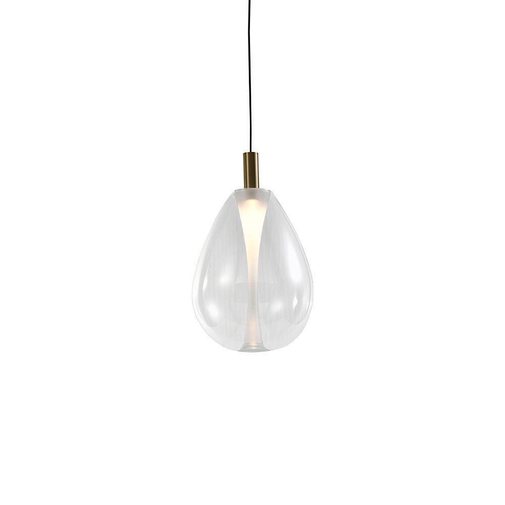 Lustre Pendente Skylight Thunder 4042 M Led Bivolt Bronze-transparente - 1