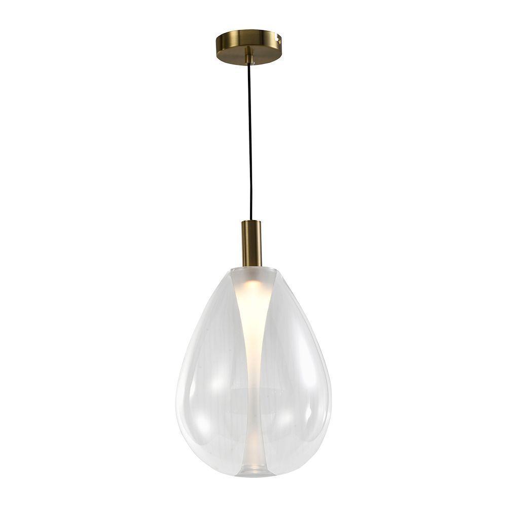 Lustre Pendente Skylight Thunder 4042 M Led Bivolt Bronze-transparente - 3