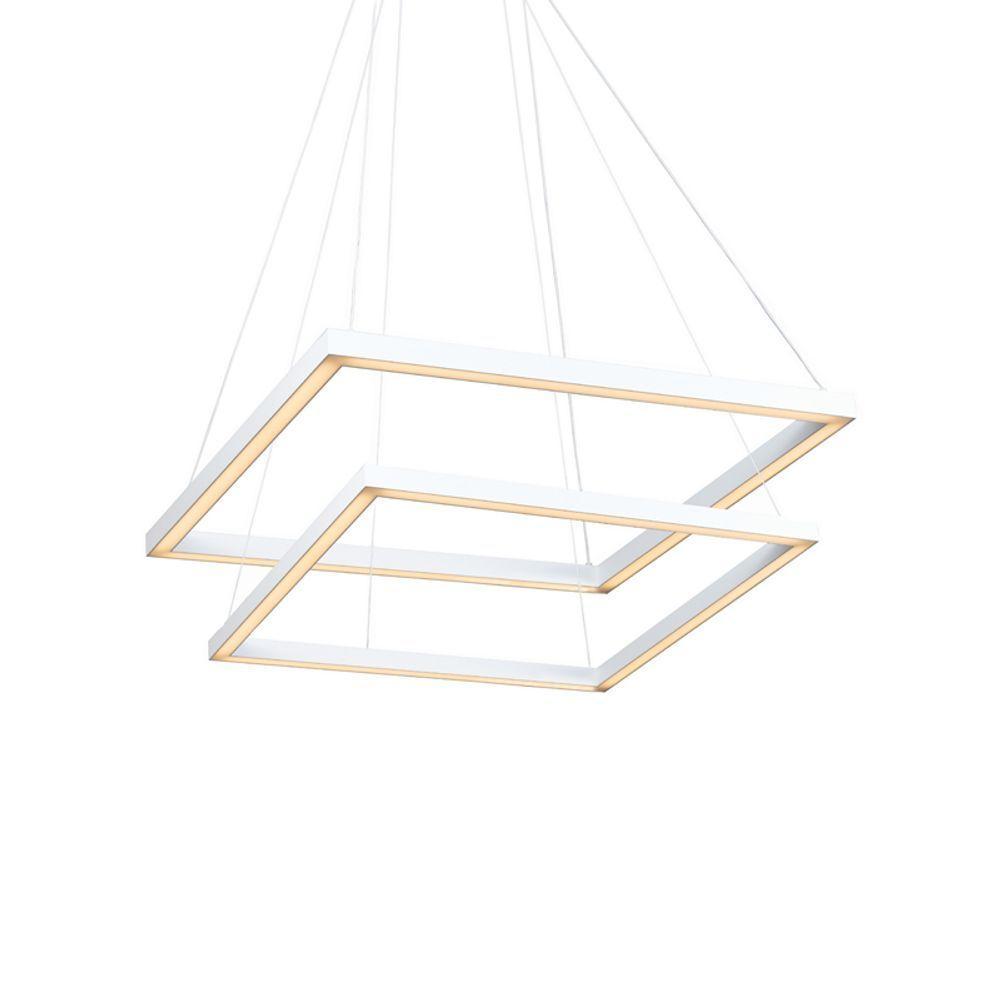 Lustre Pendente Newline Fit Led 746 Bivolt Branco 3000k Luz Amarela - 2