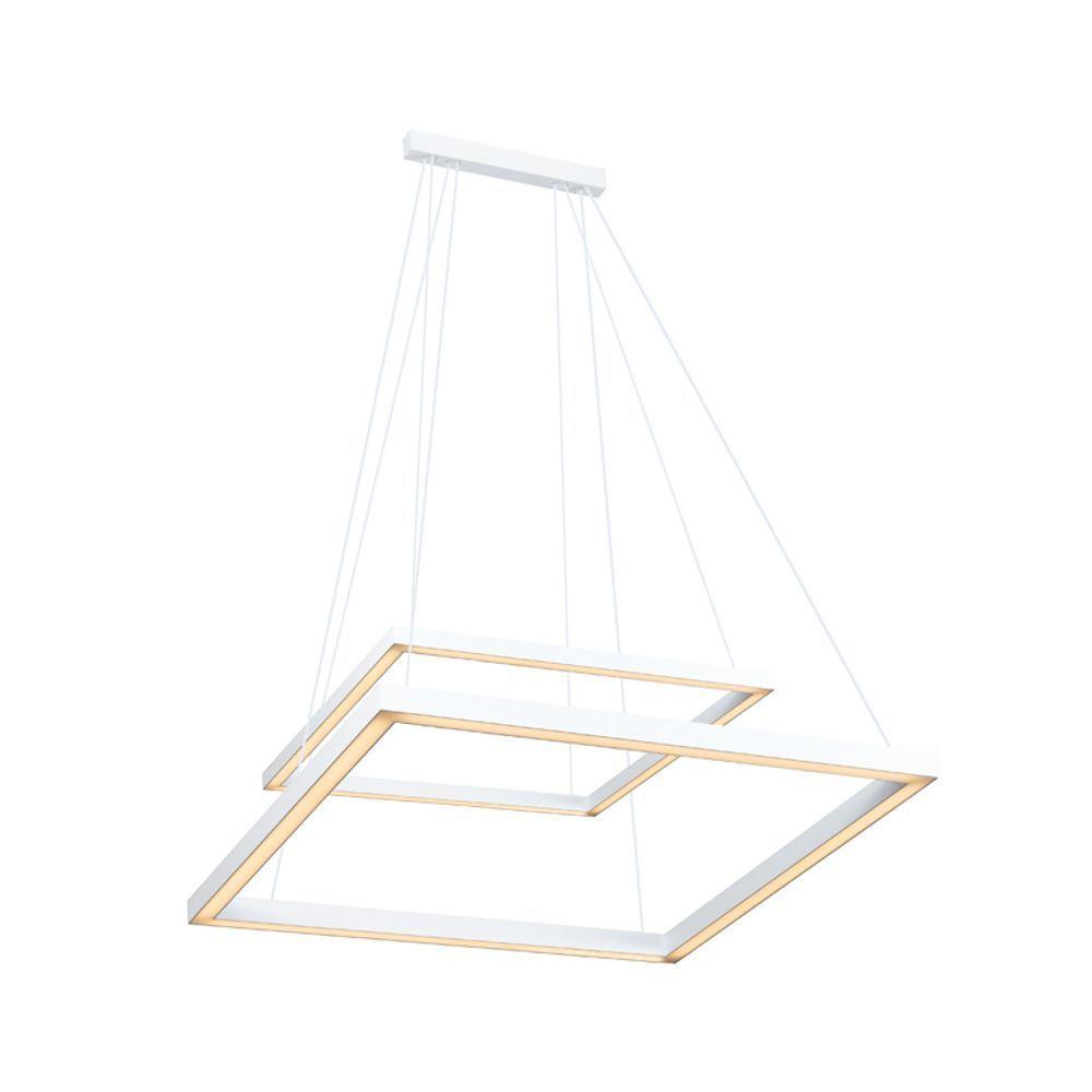 Lustre Pendente Newline Fit Led 746 Bivolt Branco 3000k Luz Amarela - 3