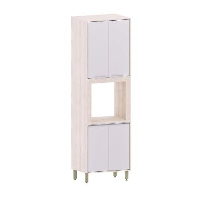 Torre Art 70 Cm 4 Portas 1 Nicho Microondas Luciane Moveis