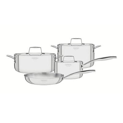 Jogo De Panelas Corpo Triplo Tramontina Grano 65140000 Inox