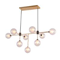 Lustre Pendente Startec Manhattan Dourado G9 Bivolt - 1