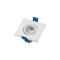Spot De Led De Embutir Stella Easy Quadrado 3w Bivolt Branco 3000k Luz Amarela - 2