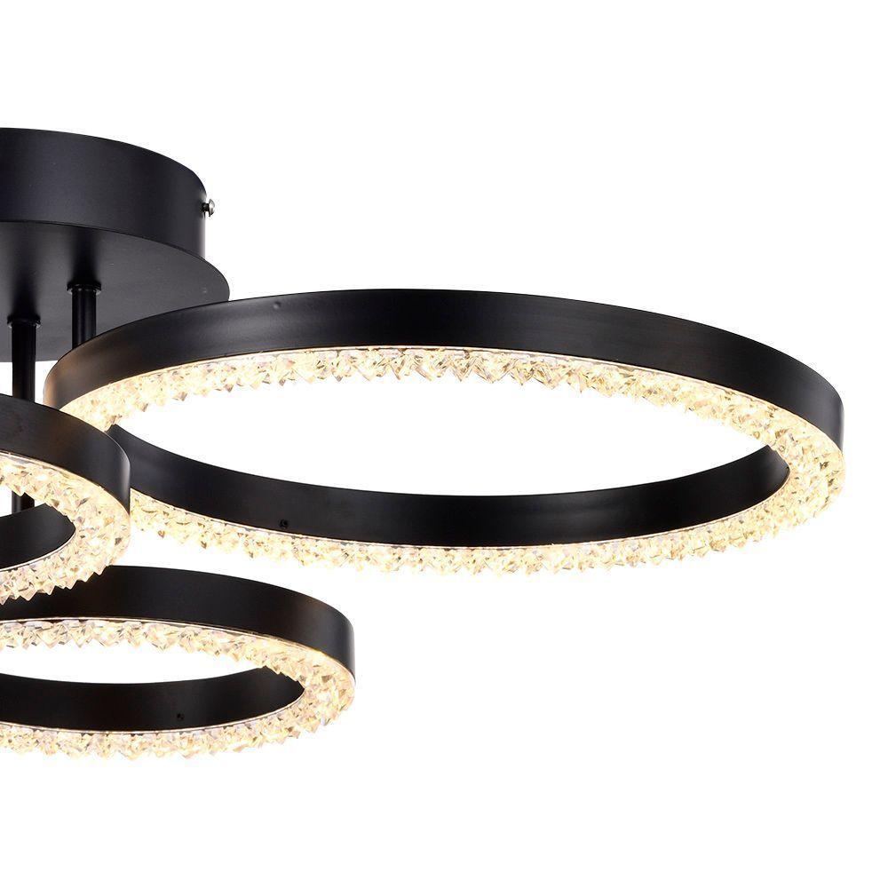 Plafon Skylight Holly 4004 Led Bivolt Preto - 2