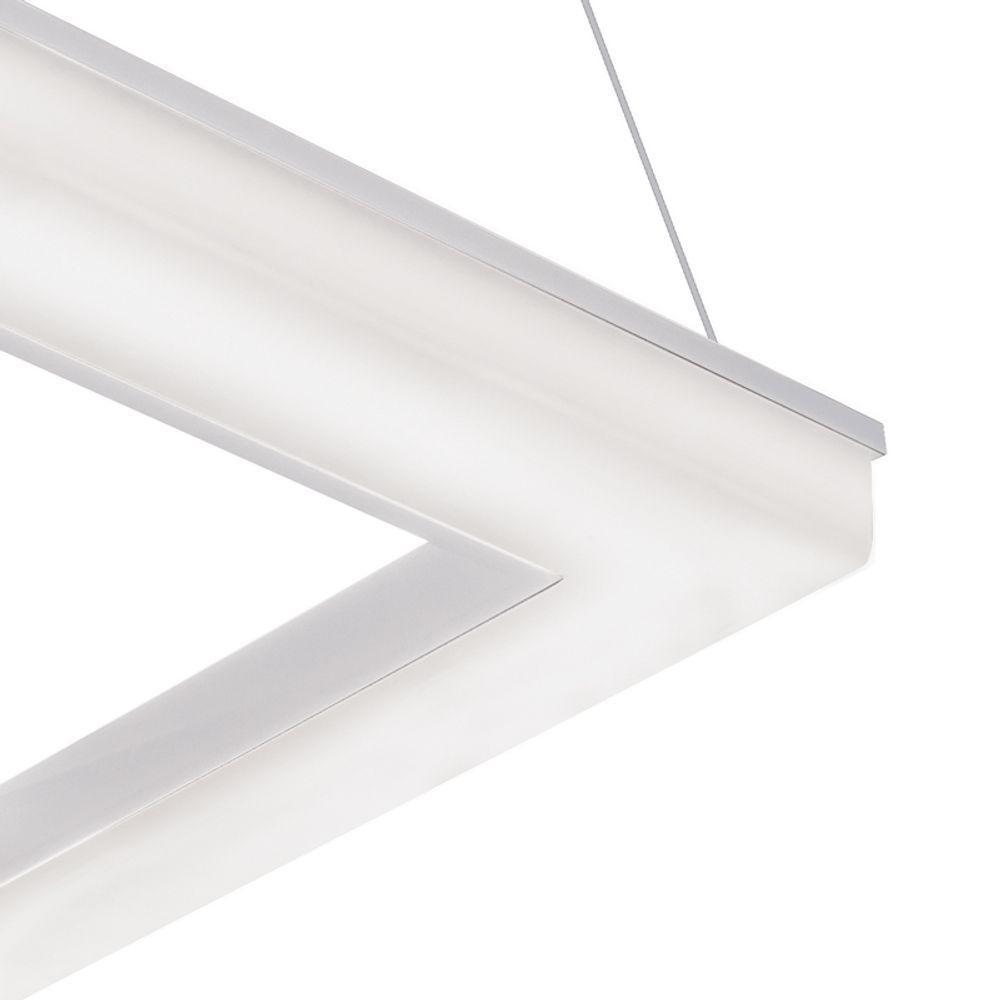 Lustre Pendente Newline Pixel 496 Led Bivolt Branco 4000k Luz Neutra - 2