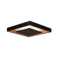 Plafon Newline New Picture 547 Led 60cm Bivolt Preto Dourado 3000k Luz Amarela - 1