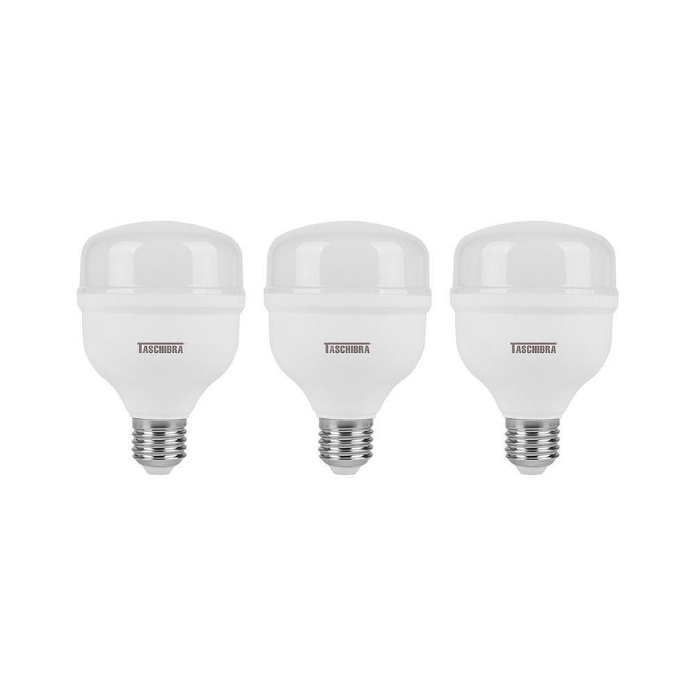 Kit 3 Lâmpadas Led Taschibra Tkl 170 High Led 30w E27 Bivolt 6500k Luz Branca 11080647 - 2