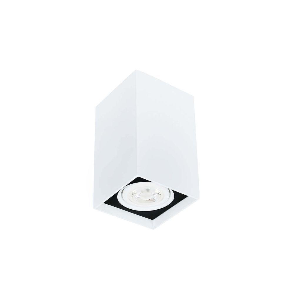 Spot De Sobrepor Newline Cube Par 20 E27 Bivolt Branco Preto - 1