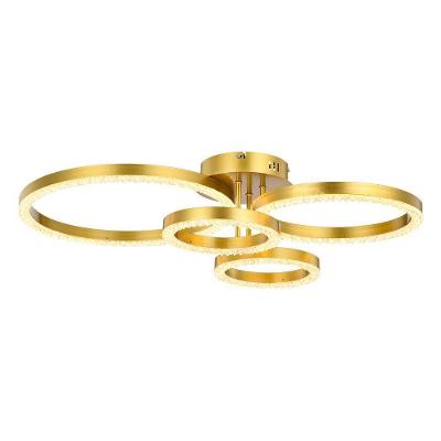 Plafon Skylight Holly 4004 Led Bivolt Dourado