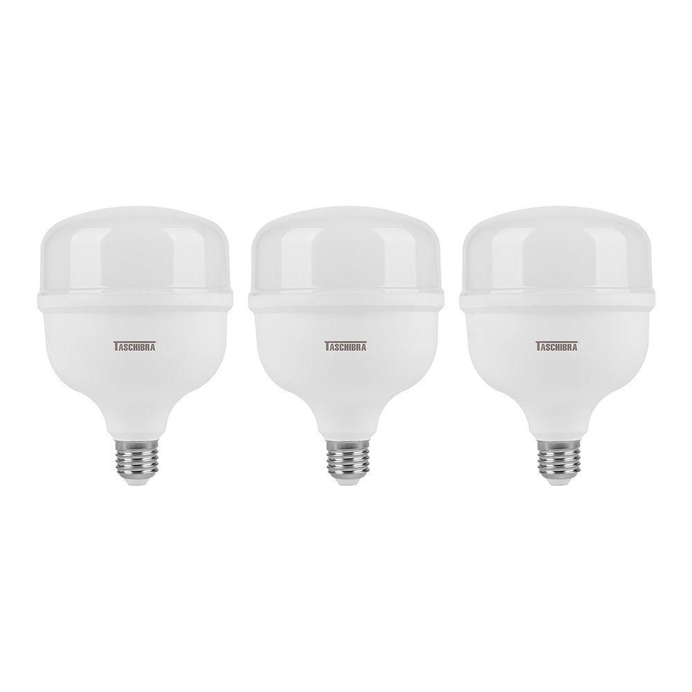 Kit 3 Lâmpadas Led Taschibra Tkl 270 High Led 50w E27 Bivolt 6500k Luz Branca 11080649 - 2