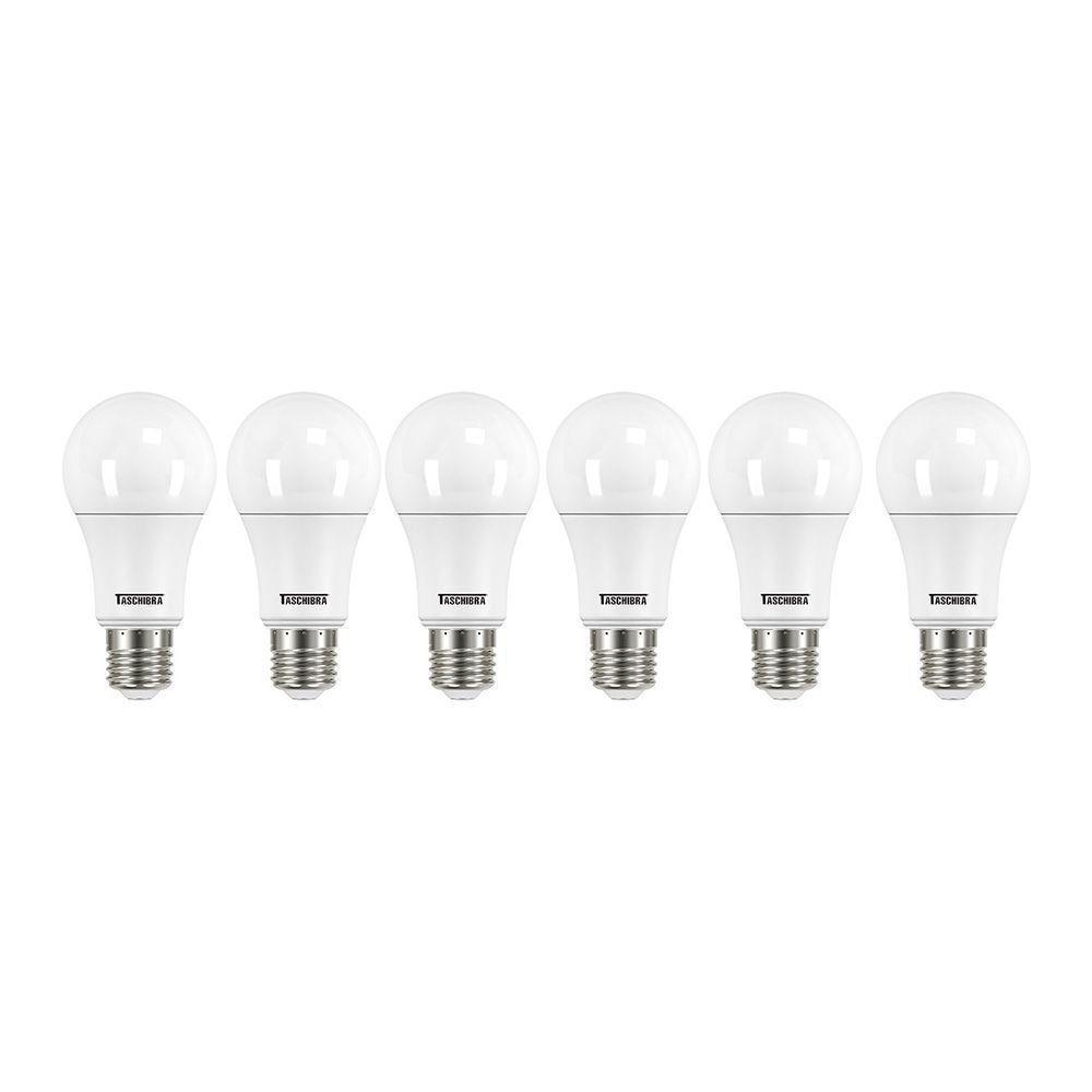 Kit 6 Lâmpadas Led Taschibra Tkl 100 17w E27 Bivolt 6500k Luz Branca 11080644 - 2
