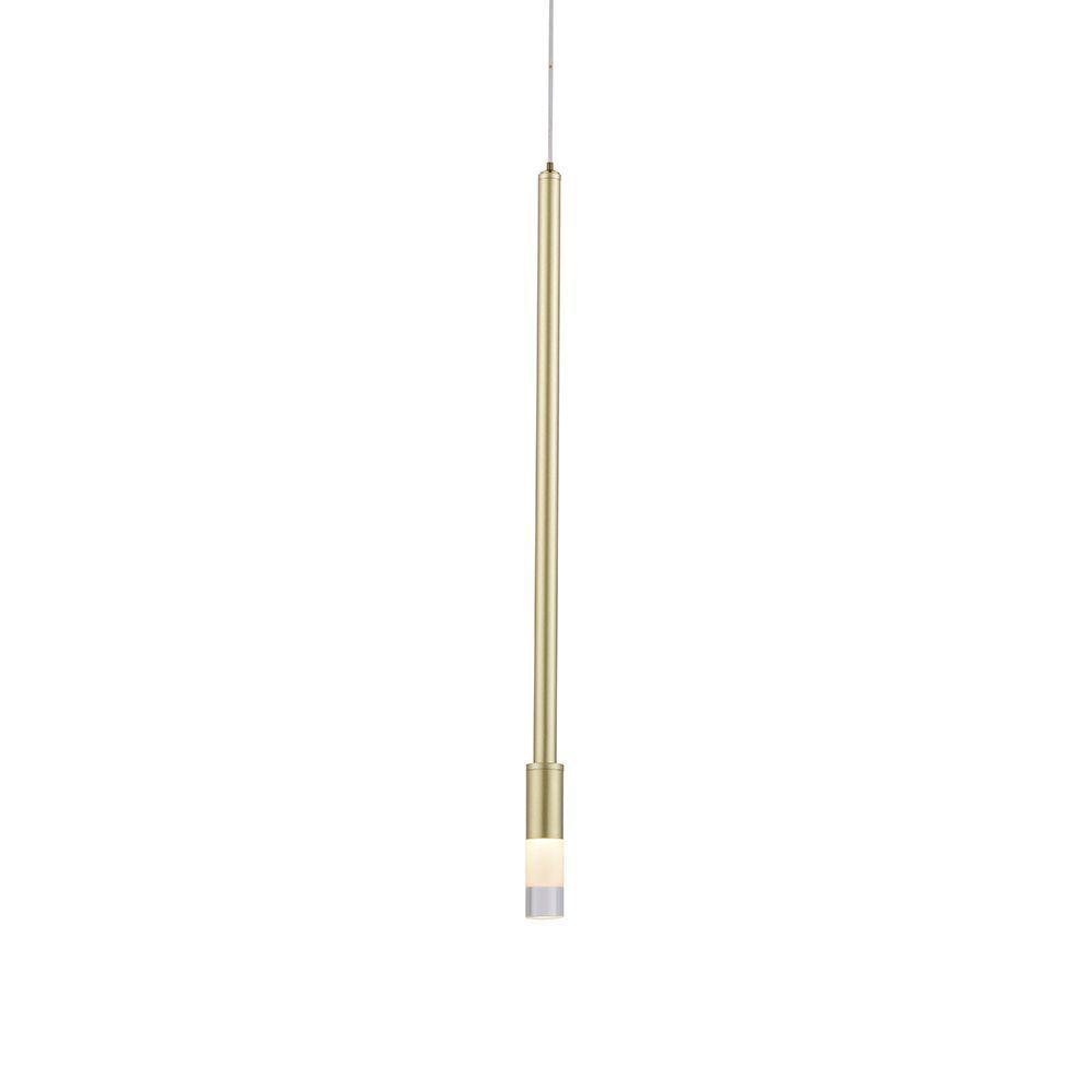 Lustre Pendente Nordecor Nima 2679 Dourado Fosco Led Bivolt Dourado Fosco 2679 - 1