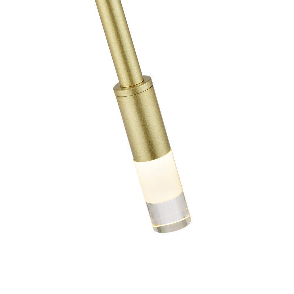 Lustre Pendente Nordecor Nima 2679 Dourado Fosco Led Bivolt Dourado Fosco 2679 - 2