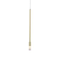 Lustre Pendente Nordecor Nima 2679 Dourado Fosco Led Bivolt Dourado Fosco 2679 - 1