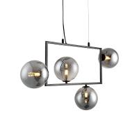 Lustre Pendente Nordecor Modular Jabuticaba 2380 Preto G9 Bivolt - 1