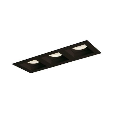 Spot De Embutir Newline Flat Para 3 Lâmpadas Ar70 Gu10 Bivolt Preto