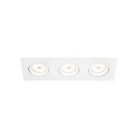Spot De Embutir Newline Lisse Ii Para 3 Lâmpadas Par 20 E27 Bivolt Branco - 1