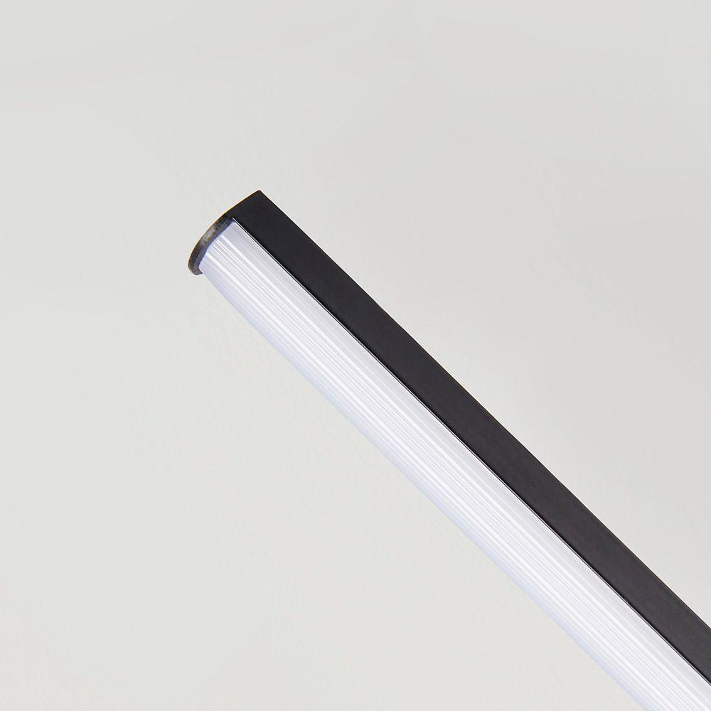 Arandela Nordecor Nien 60cm+80cm 20w Led Bivolt Preto 3000k Luz Amarela 2937 - 4