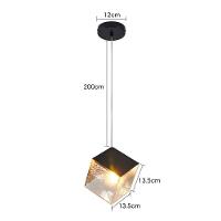 Lustre Pendente Nordecor Bitis 2783 Preto G9 Bivolt Preto 2783 - 4