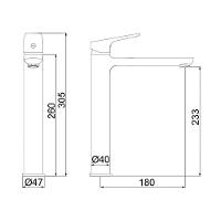 Torneira Misturador Monocomando Lorenzetti 2877 C72 De Bancada Cromada - 3