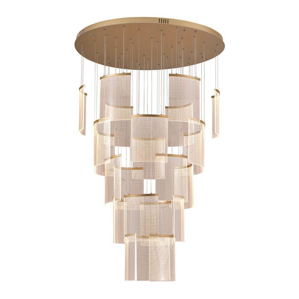 Lustre Pendente Astraled Starlit Pl-9852 Dourado Led Bivolt - 1