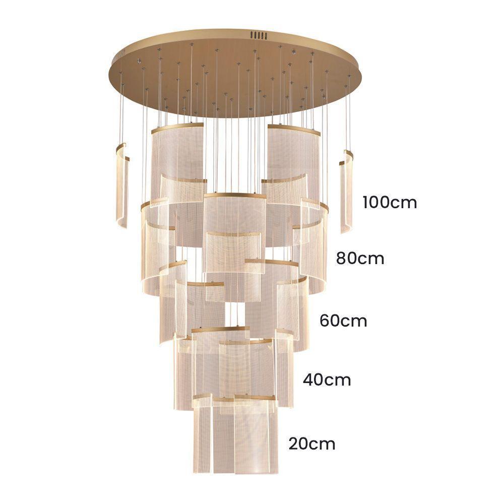 Lustre Pendente Astraled Starlit Pl-9852 Dourado Led Bivolt - 2