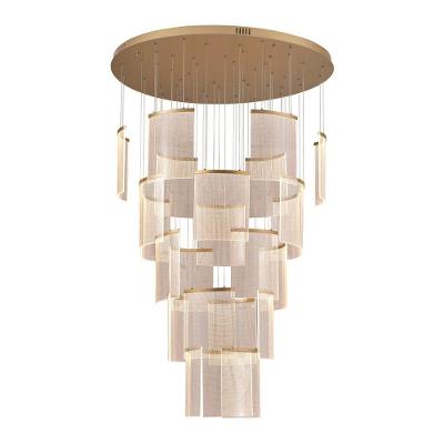 Lustre Pendente Astraled Starlit Pl-9852 Dourado Led Bivolt